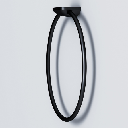 Фото кольцо для полотенец am.pm inspire 2.0 black edition a50a34422