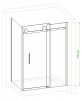 Фото душевое ограждение royal bath rb8012b-r 120x80 см