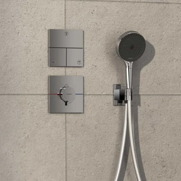 Фото термостатический смеситель для душа hansgrohe shower select comfort e 15574000
