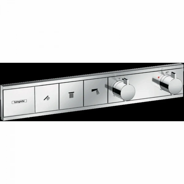 Фото термостатический смеситель для душа hansgrohe rainselect 15381000