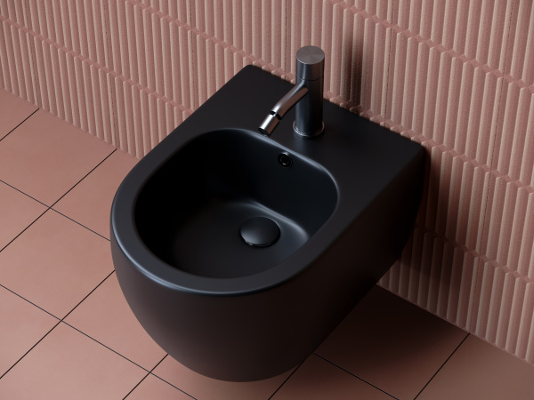 Фото биде подвесное ceramicanova play 49см cn3002mb