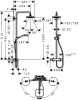 Фото душевая стойка hansgrohe croma select e 27257400