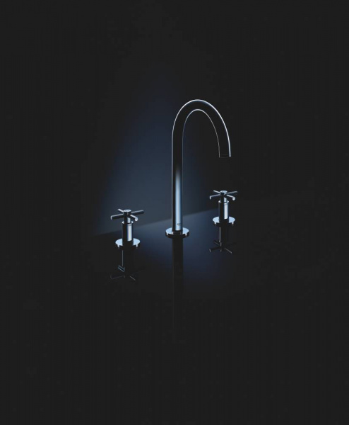 Фото смеситель для раковины grohe atrio new 20008003, цвет: хром