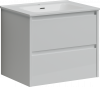 Фото тумба под раковину sancos libra 60 см, цвет: белый lb60w