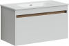 Фото тумба под раковину sancos smart 90 см, цвет: белый sm90w