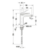 Фото смеситель для раковины duravit tulum tu1020002046