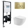 Унитаз с инсталляцией Abber Bequem AC1100T-AC0105-AC0121MMG