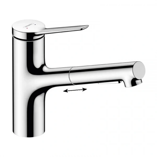 Фото смеситель для кухонной мойки hansgrohe zesis 74803000