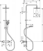 Фото душевая стойка hansgrohe vernis shape 26318000