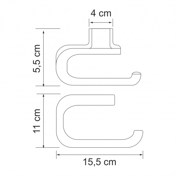 Фото держатель для туалетной бумаги wasserkraft kammel k-8396w