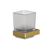 Стакан подвесной Whitecross Cubo CU2430GLB, цвет: золото брашированное