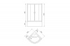 Фото душевая кабина royal bath fato rb 100x100 см rb100ck-m-bl fato