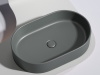 Фото раковина накладная ceramicanova element 60.8 см, цвет: антрацит cn6048mdh