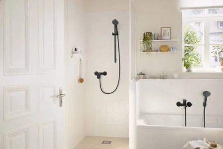 Фото смеситель для ванны hansgrohe rebris s 72443670