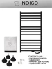 Фото электрический полотенцесушитель indigo attic romb 100/50 lсlatcre100-50brrt