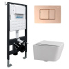 Унитаз с инсталляцией Abber Rechteck AC1201-AC0105-AC0120RG