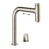 Фото смеситель для кухонной мойки hansgrohe metris select 73804800