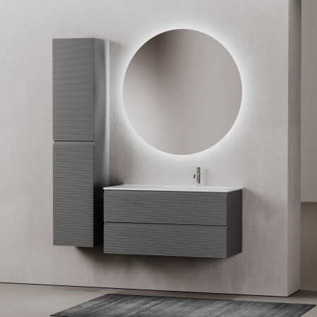 Фото тумба под раковину sancos folk 100 см, цвет: grey soft fl100rgs