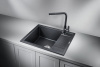 Кухонная мойка Granula 60 см 6002, ШВАРЦ
