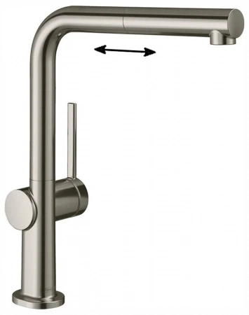 Фото смеситель для кухонной мойки hansgrohe talis 72808800