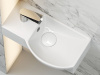Фото раковина подвесная ceramicanova element 40 см, цвет: белый cn6039r