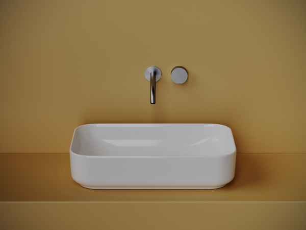 Фото раковина накладная ceramicanova element 60.5 см, цвет: белый cn5044