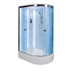 Душевая кабина DTO 120x80 см EM2712LLED+GM с гидромассажем