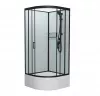 Душевая кабина Frank F400/2 М Black 100x100 см 20073