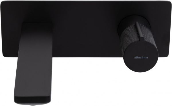 Фото смеситель для раковины allen brau liberty 5.33004-31 черный матовый