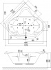 Фото акриловая ванна excellent konsul 150x150 см