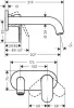 Фото смеситель для раковины hansgrohe vernis shape 71578000