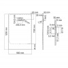 Фото поддон wasserkraft main 120x90 см 41t07