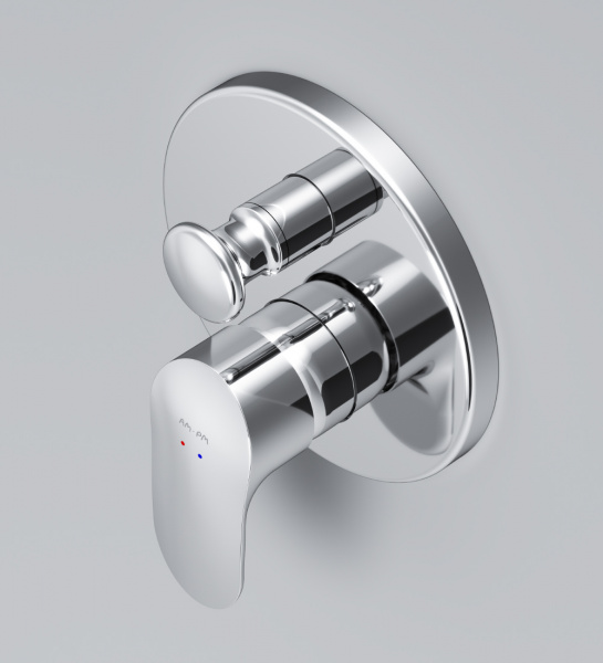 Фото встраиваемый смеситель для ванны и душа am.pm like f8085000