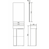 Фото тумба с раковиной comforty асти 41 см 00-00012835