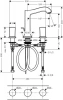 Фото смеситель для раковины hansgrohe metropol classic 31305000