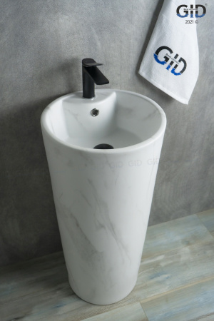 Фото раковина напольная gid nb131ws 40 см