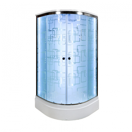 Фото душевая кабина dto 90x90 см em2790led
