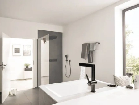 Фото смеситель для раковины hansgrohe finoris 76063670