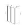 Фото душевой уголок vincea garda 90x90 см vsr-1g9090ch