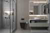 Фото унитаз с инсталляцией abber rechteck ac1201mb-ac0105-ac0120