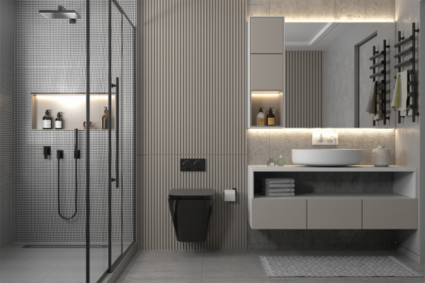 Фото унитаз с инсталляцией abber rechteck ac1201mb-ac0105-ac0120