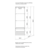 Фото пенал подвесной style line марокко 36 см лс-00002526