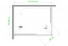 Фото душевое ограждение royal bath hpd rb9120hpd-c-bl 120x90 см
