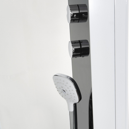 Фото душевая кабина orans sr-89101rs white, long door handle 100x100 см