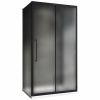 Душевое ограждение Abber Schwarzer Diamant 120 см AG30120BMH-S80BM-S80BM