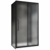 Душевое ограждение Abber Schwarzer Diamant 100 см AG30100BMH-S80BM-S80BM