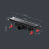 Фото душевой трап am.pm primeflow 40 см w02sc-p11-040-01bm