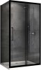Душевое ограждение Abber Schwarzer Diamant 100x75 см AG30100BH-S75B