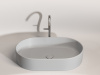 Фото раковина накладная ceramicanova element 60.8 см, цвет: серый cn6048msg