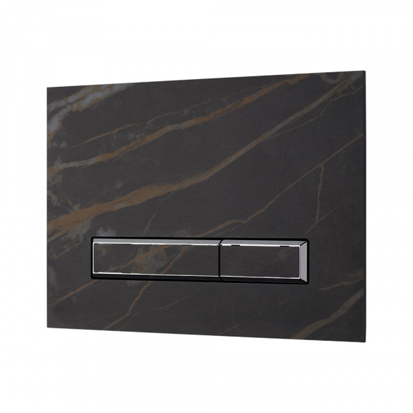 Фото клавиша смыва kk-pol lapis grande v1, quartz (noir desire)